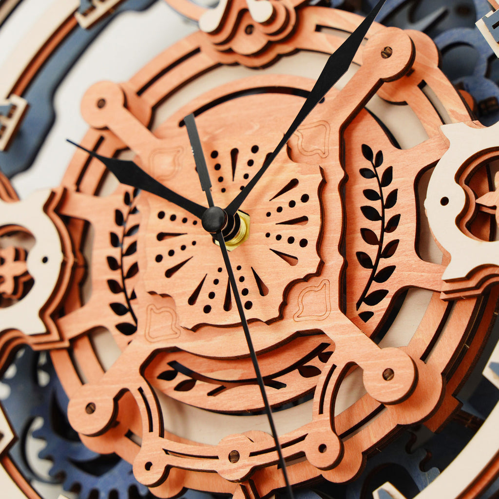 DIY Roman Note Wall Clock - Mechanical Assembly Model